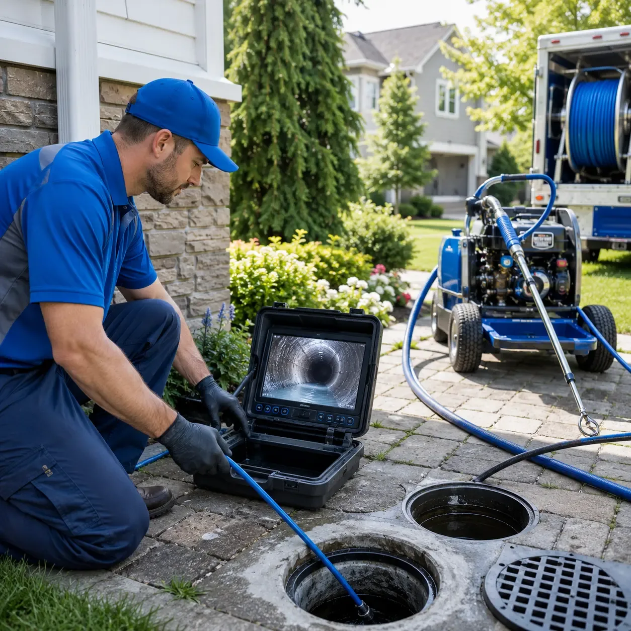 Outdoor drain cleaning professionals serving Montezuma, NC
